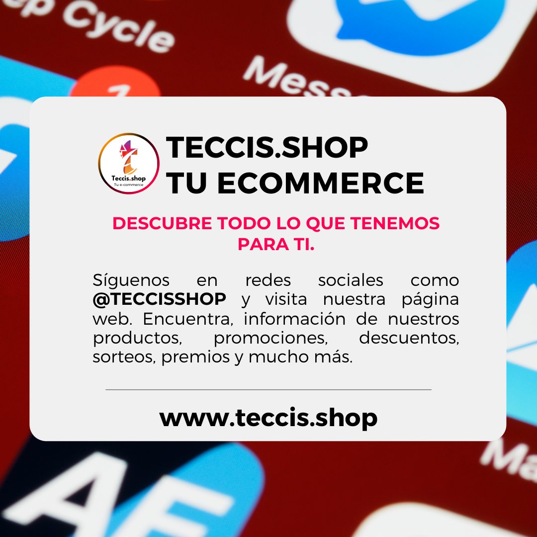 teccisshop's tweet photo. ☝️#ElDato
síguenos en #RedesSociales como @teccisshop y encuentra muchas sorpresas
👍😁Recuerda,búscalo, cómpralo y recíbelo en la puerta de tu casa.
#TecciShop #Tuecommerce #Comprasonline #Somosconfiables #somosconfiablesyseguros #CatalogodeProductos https://t.co/gOUhGA6ztn