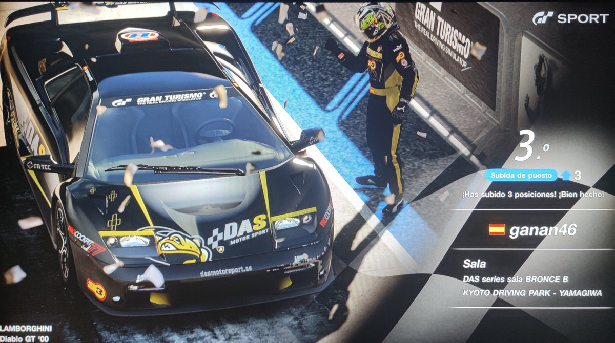 Carrera muy loca. Y podium q conseguimos para el equipo.