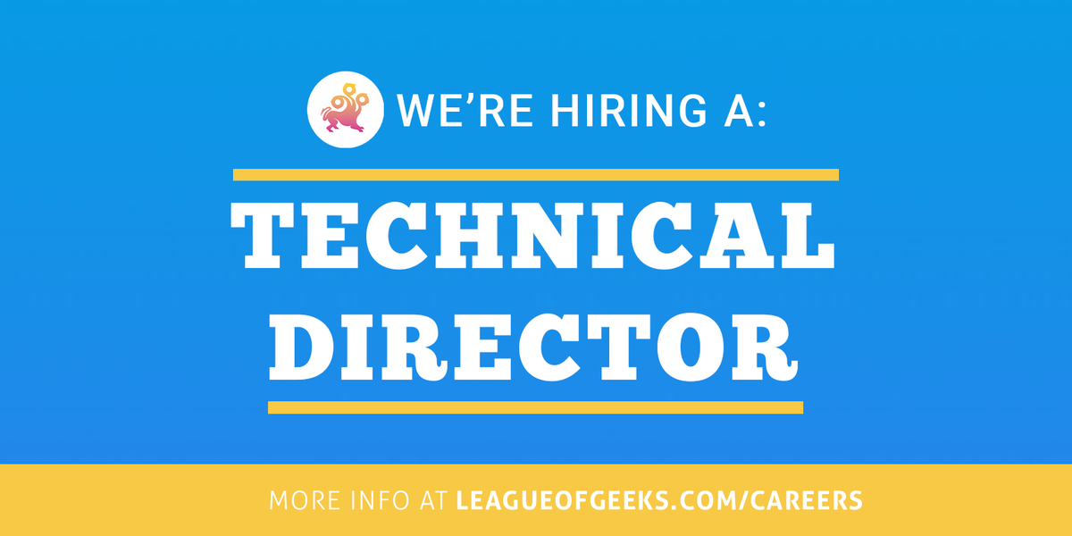 📢 #GameDev Job 📢

We’re looking for someone who is smart, cool under pressure and leads with emotional intelligence.

✈️ Relocation Avail
💕 Menstrual, Menopause &amp; Parental leave

Spread the word or apply below 💖:
leagueofgeeks.com/careers#tech-d…