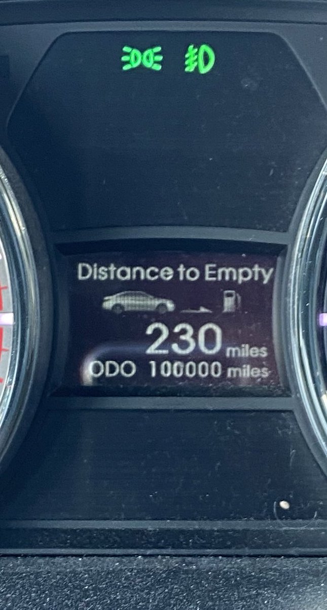 MrHansonLit's tweet photo. After 12 years, the odometer has rolled over. #PimpMyRide https://t.co/o7k7AaDoZM