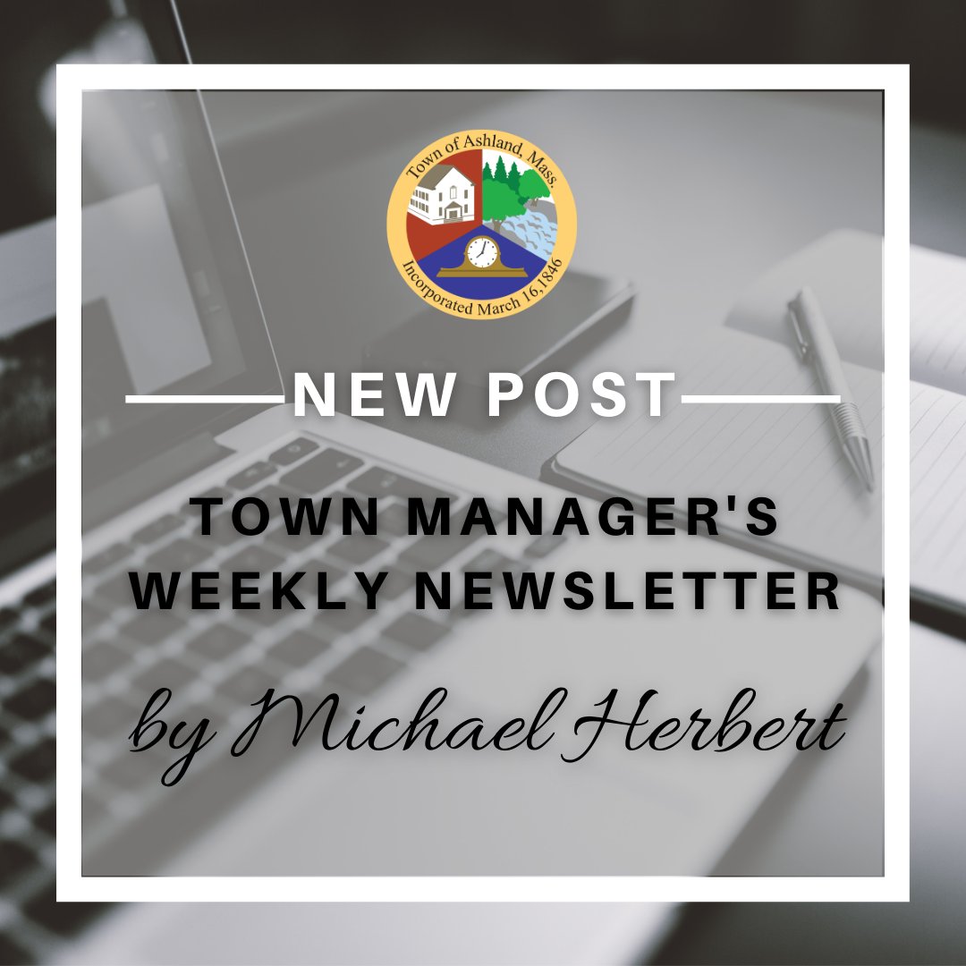 Quick update from Town Manager, Michael Herbert conta.cc/3cy58Yv