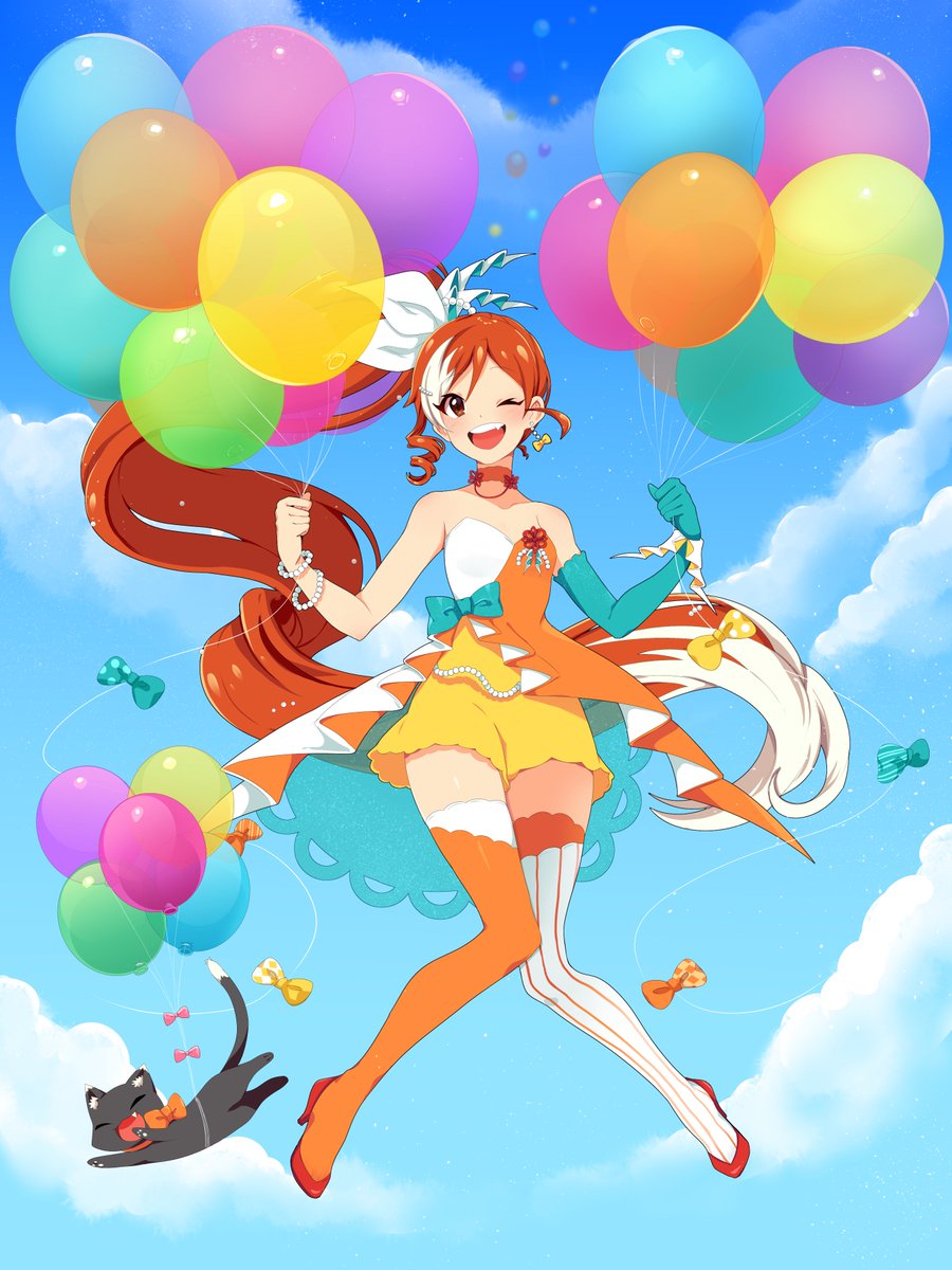 Crunchyroll's tweet photo. (6/6) 🧡 Happy birthday to ME, Crunchyroll-Hime! Say it back ~ ✨ https://t.co/WVEr71nSyH