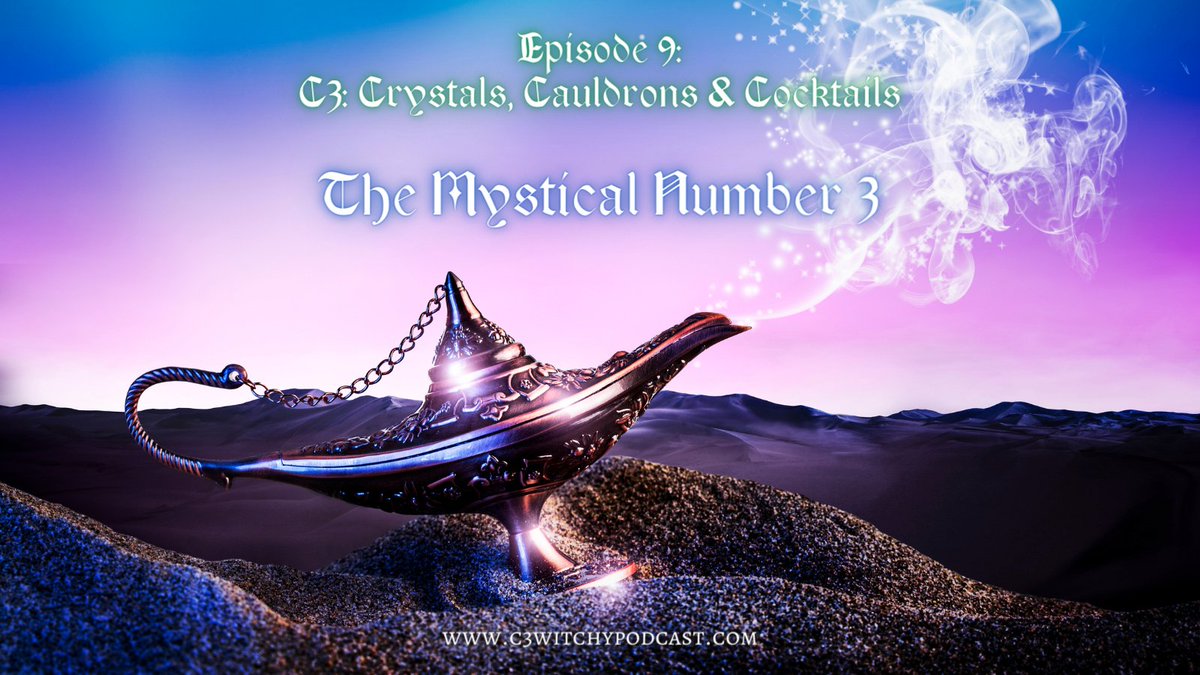 C3Witchypodcast's tweet photo. New episode!!  All about the magick properties of the number 3!

#witch #witchy #witchcraft #podcast #c3 #cocktails #crystals #listen #witchtalk #witchtok #magick #spells #bruja #witches https://t.co/dMxb4QslrR