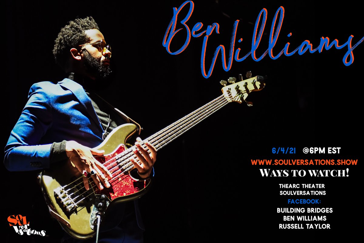 Rsoulstar's tweet photo. SoulVersations & Russell Taylor wsg Ben Williams LIVE at THEARC Theater 6.4.21 6PM! Visit https://t.co/uPa53We0H6 for more info! - https://t.co/LhY6Vm2E6B https://t.co/iz4ueA2rrl