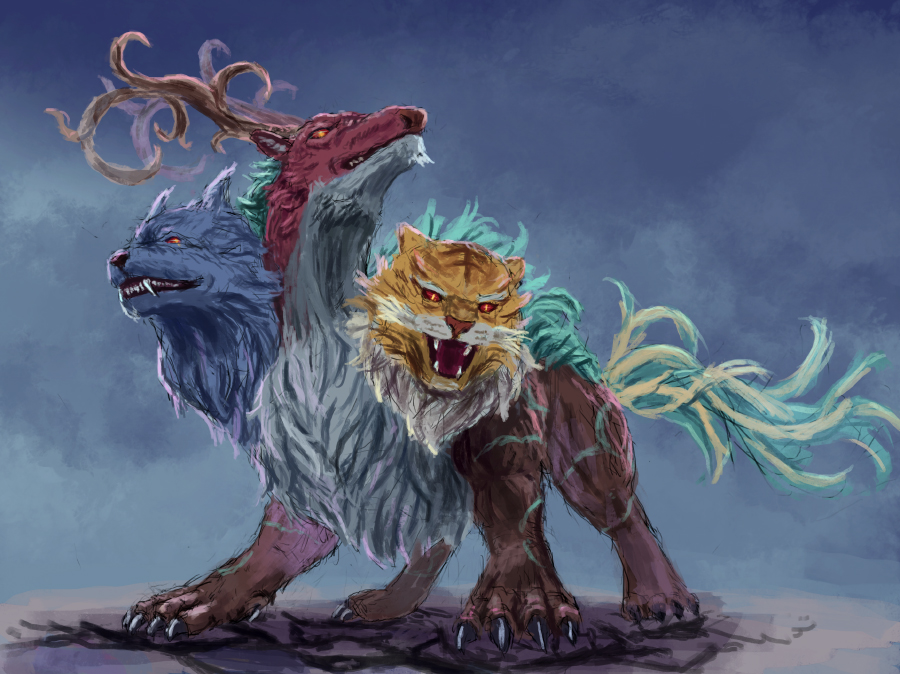 お題箱より キメラさん グリムノーツ お題ありがとうございました キメ 布木野とうのイラスト