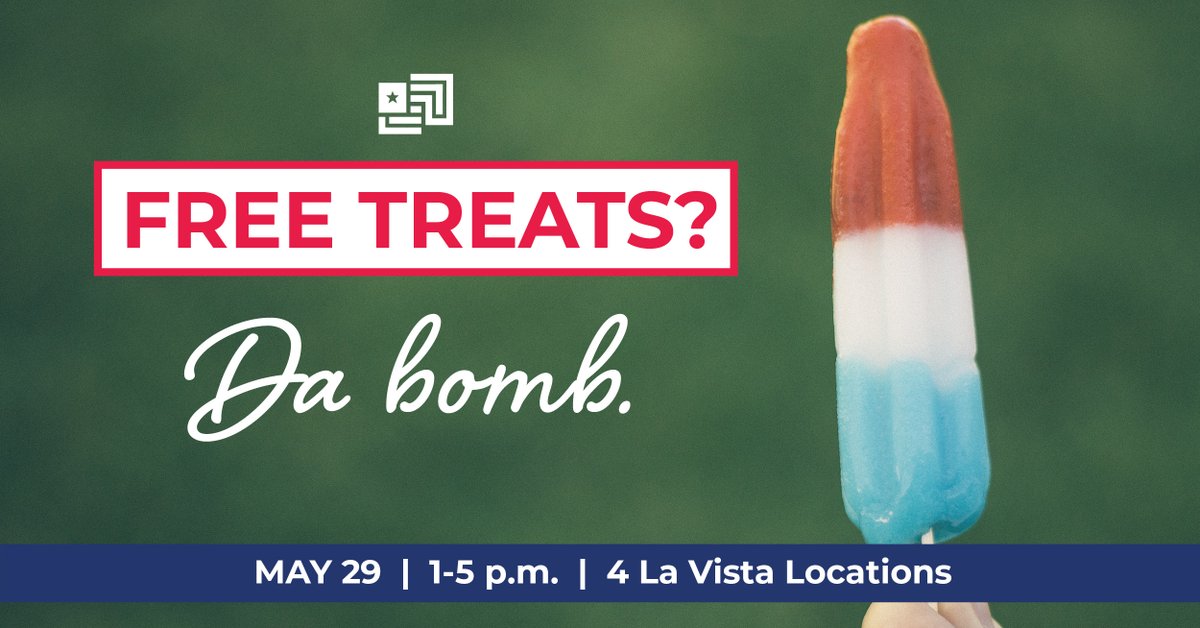 Whatever your plans are for this weekend, we hope it'll include stopping at one of our ice cream locations! We've arranged for four ice cream trucks to be set up in each part of the city, so have a sweet treat on us!