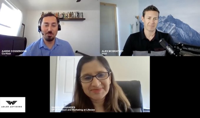 Tune in to hear from Lifesize VP of Marketing Sarita Fernandes as she shares some of her philosophies<a href="/tag/cloud"class="tags"><span>#cloud</span></a><a href="/tag/podcast"class="tags"><span>#podcast</span></a><a href="/tag/futureofwork"class="tags"><span>#futureofwork</span></a><a href="/tag/callcenter"class="tags"><span>#callcenter</span></a><a href="/tag/contactcenter"class="tags"><span>#contactcenter</span></a>