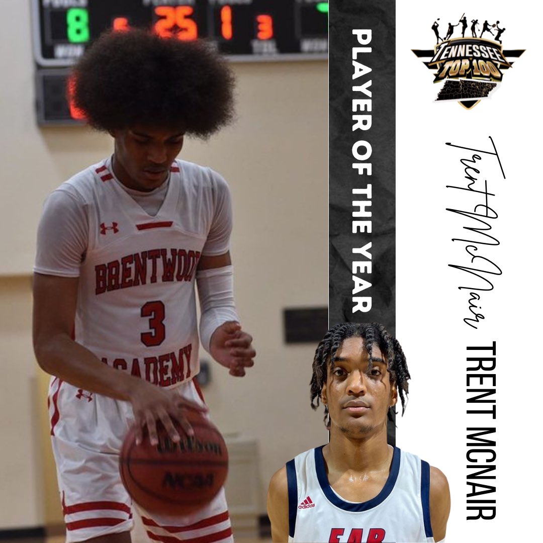 USATOP100dotorg's tweet image. Tennessee Top 100 🏀 player of the year @TrentMcNair1