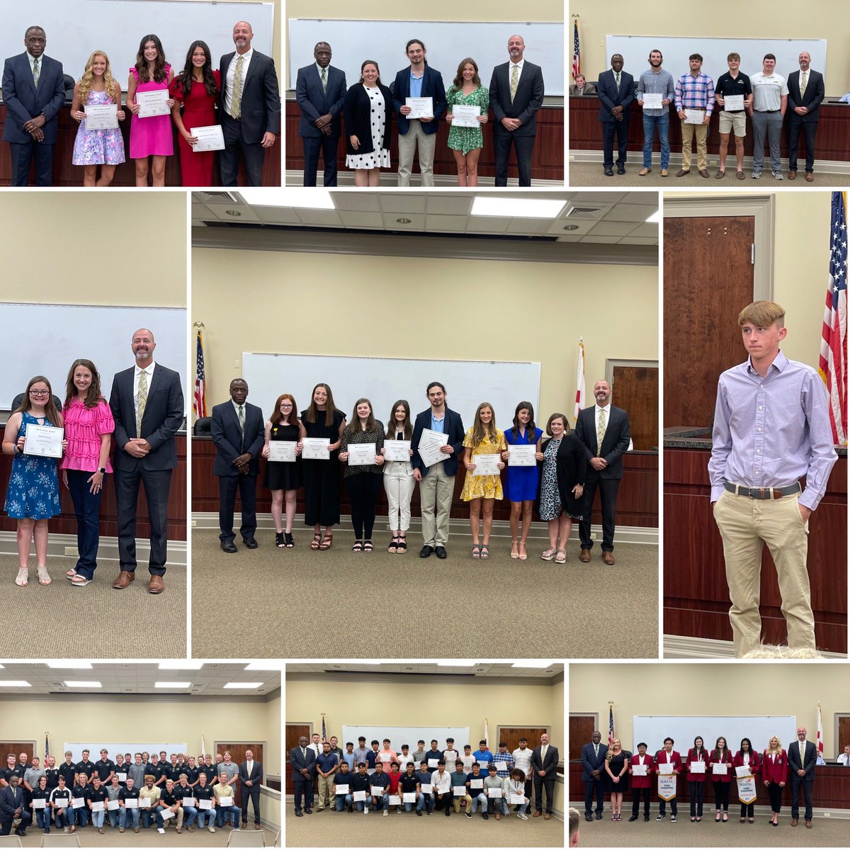 RussellvilleK12's tweet photo. At today’s RCS Board meeting, several groups were recognized by Superintendent Dr. Heath Grimes and the board for academic, fine arts &amp; athletic achievements.

You can visit our Facebook page for full descriptions of the recognitions. 

We are so proud of our students!! https://t.co/7WT0aAXwQq