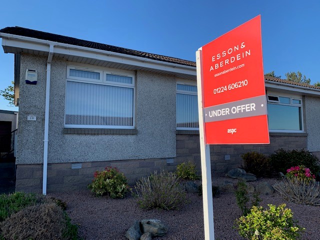 Sun sets on another productive and sunny day for Esson &amp; Aberdein..... under offer in 4 days ! #Aberdeen #propertyforsale #home #meaningful #northeast #underoffer #efficient