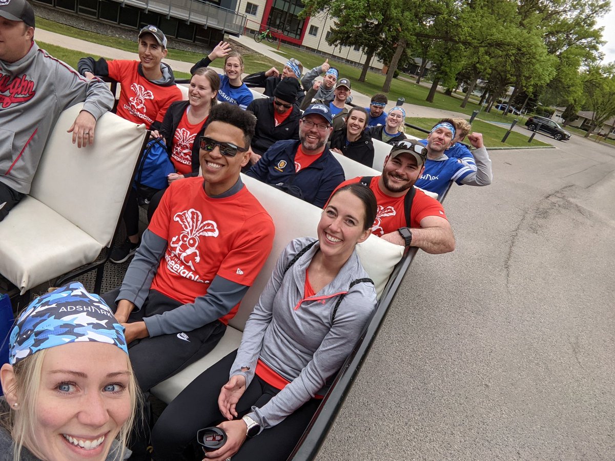 AdSharkWhitney's tweet photo. We road the train with the American Crystal Sugar team #FMFWCorpCup #CorpCupAdShark #GoodSportsmanship https://t.co/C89iAAkBts