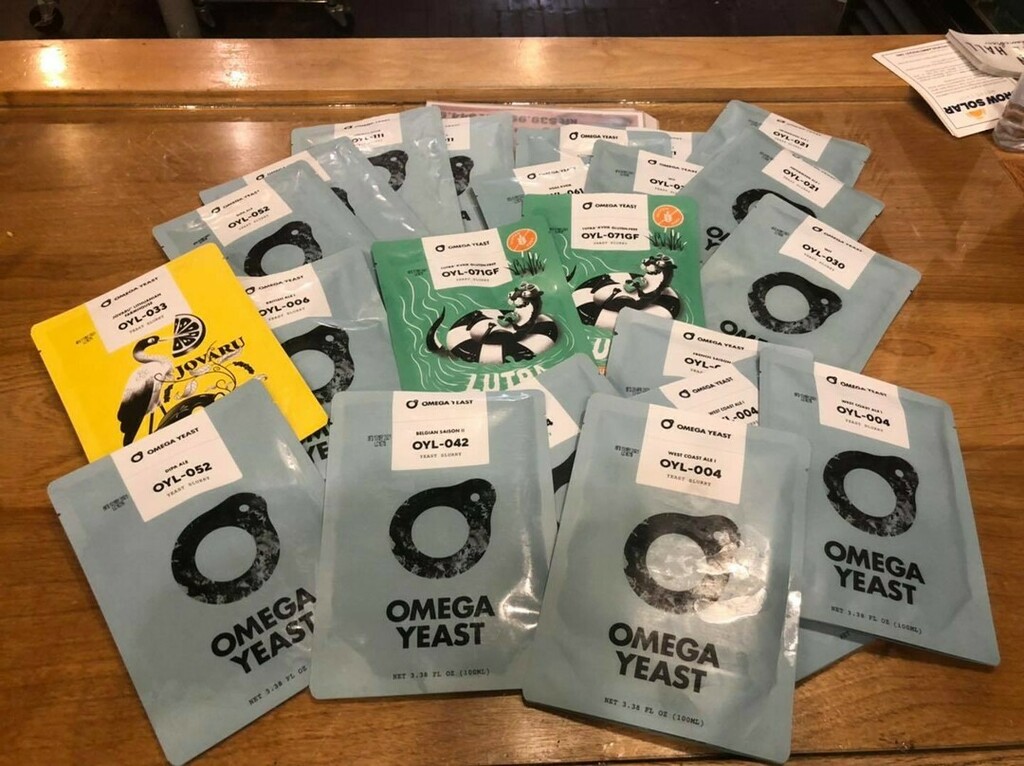 dthhomebrew's tweet photo. A fresh shipment of @omegayeast just arrived. Stop in and get all of your supplies for the long weekend. It’s a great time to get those summer beers started.
#beer #beermaking #brew #brewbeer #brewday #brewing #brewyourown #ferment #fermentation #homeb… https://t.co/4c69QU5TPl https://t.co/ZBsQIplqL7