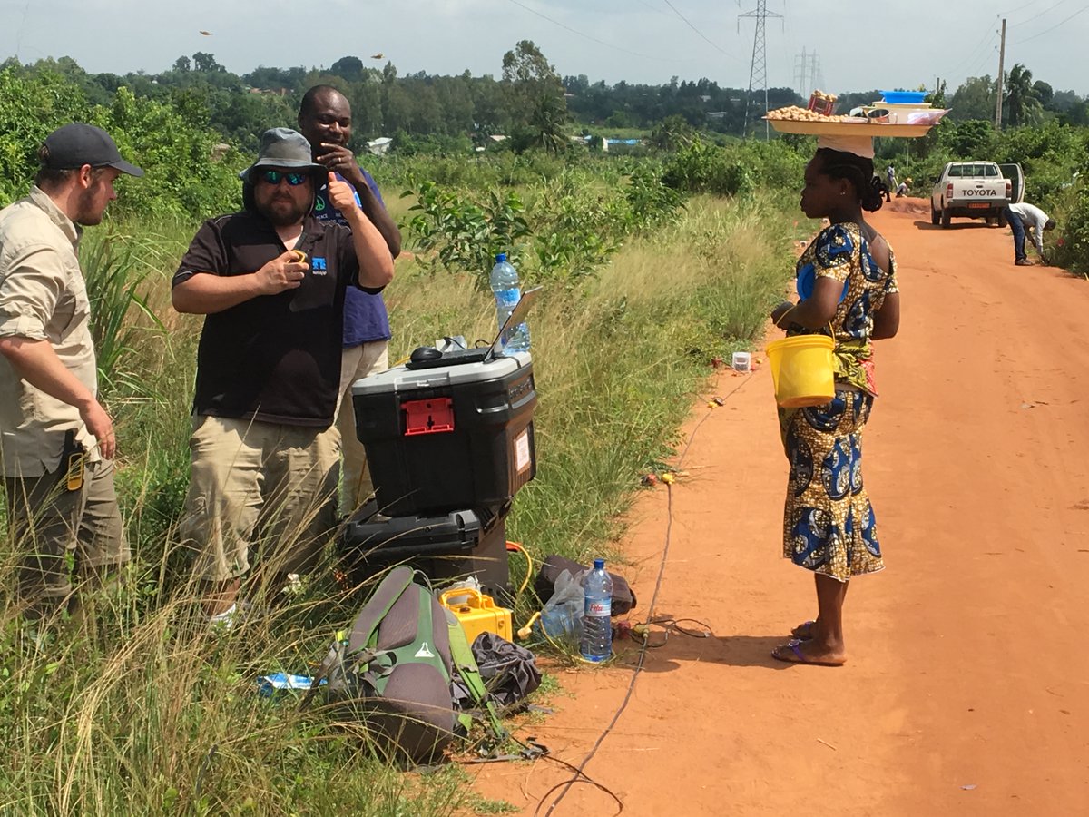 Humanitarian field work in 2019: a team of GP <a href="/coschoolofmines/">Colorado School of Mines</a> students, led by <a href="/jshragge/">Jeffrey shragge</a>, assisting students and faculty at a local university with building low-cost geophysical instruments, to better understand and manage water quality in Benin.  #HelluvaEngineer #tbt