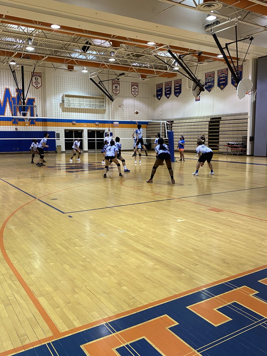 🧡ed watching our coed 🏐 student-athletes in their scrimmage today! Lots of fun was had by all! Great job ‘Rines. 

Thanks to Coach Martin for all your hard work and dedication to our Wolverines!