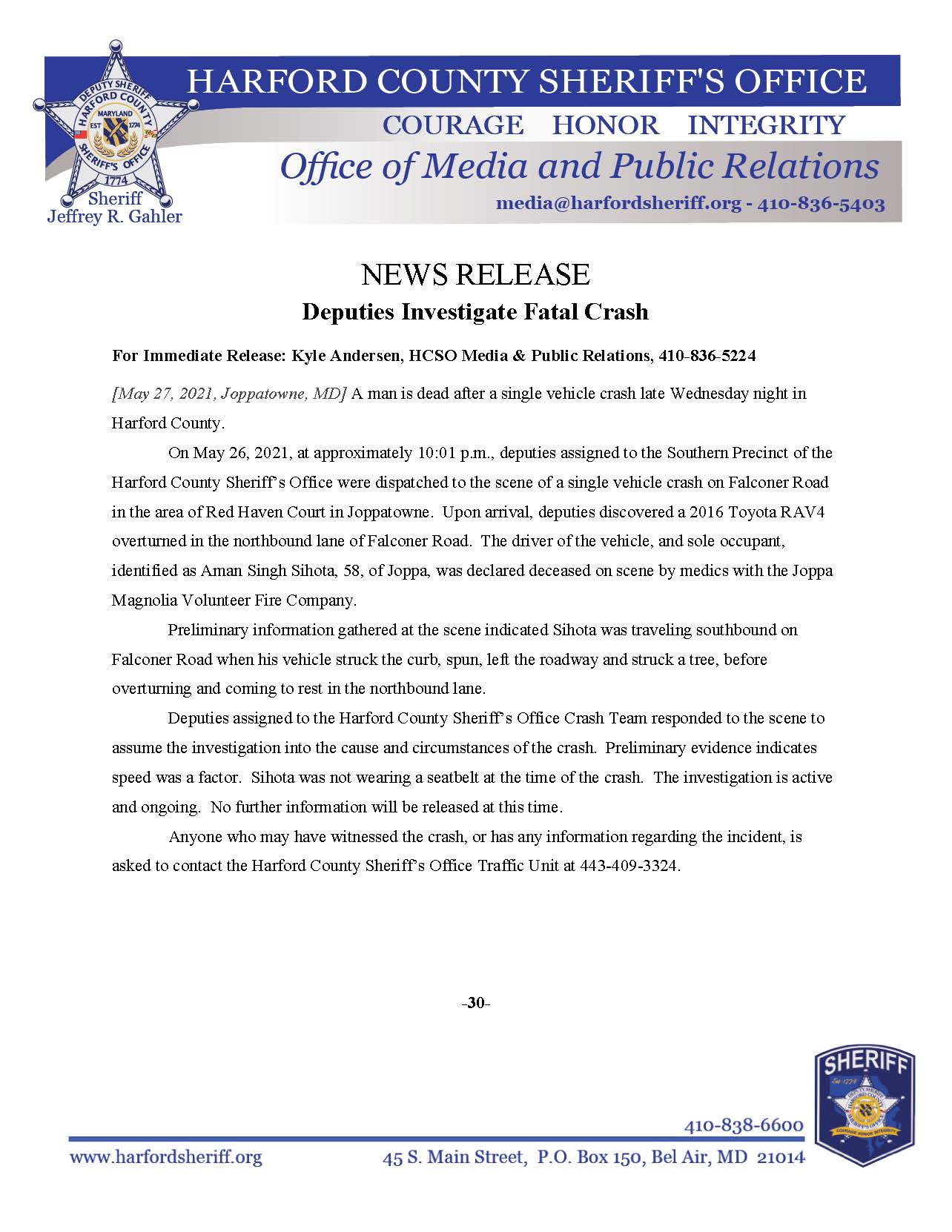 Harford Police Blotter - ib1xhso