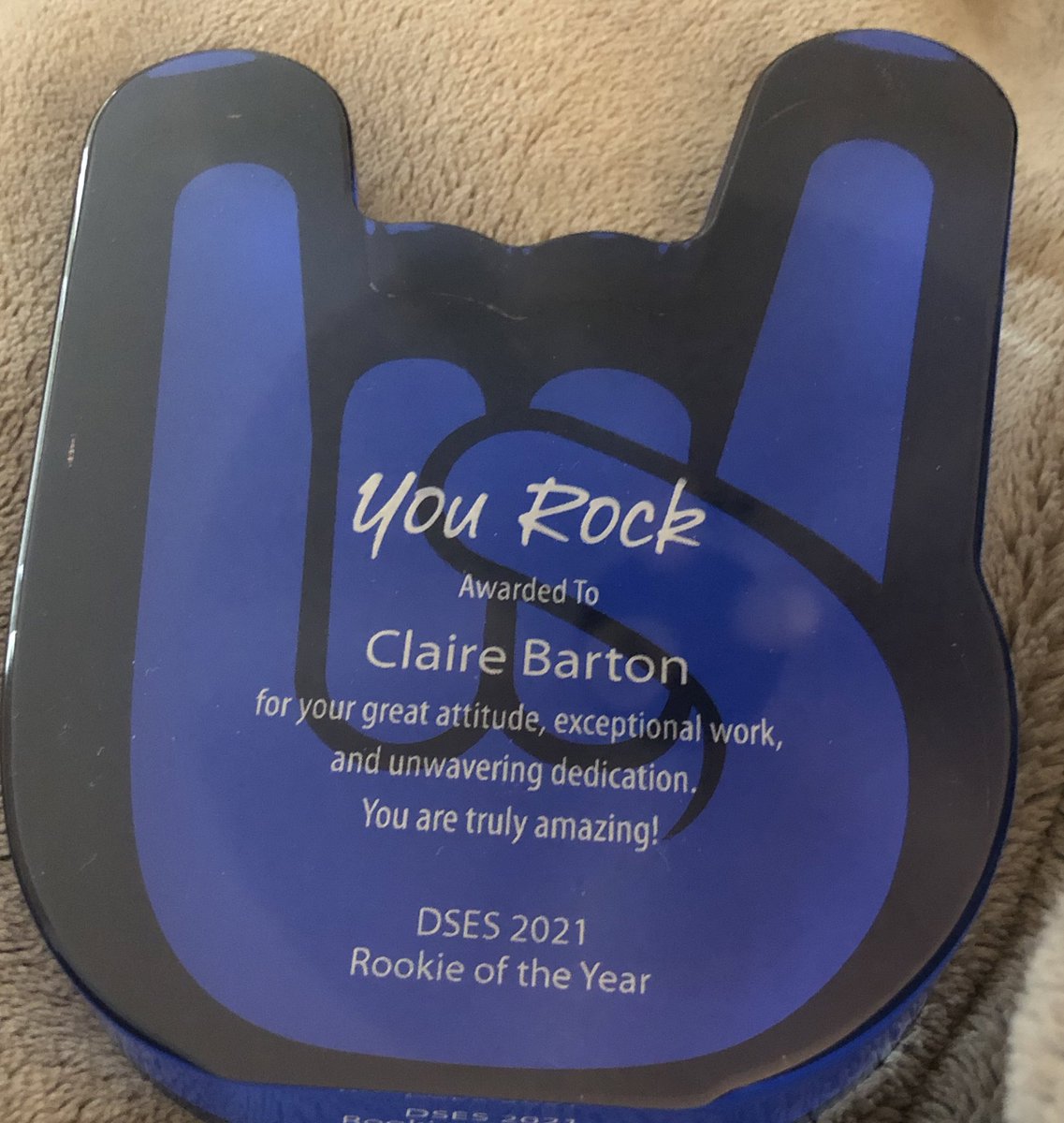 <a href="/DunwoodySprings/">DunwoodySpringsElem</a> is the most incredible place to work! So thankful to have received this award!! 💗 
Can’t wait to take on year 2!