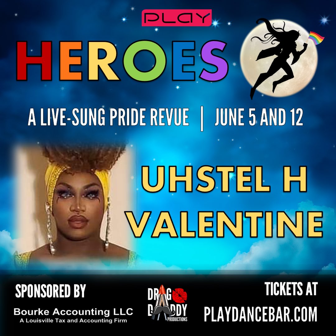 DragDaddyPro's tweet photo. Drag Daddy's HERO of the Day is Uhstel Valentine. Catch Uhstel and the rest of our HEROES on 6/5 and 6/12. Tickets available at https://t.co/0mbIDHrAlS #dragdaddy #ddp 💋💄 https://t.co/aiSQe0Fzaf