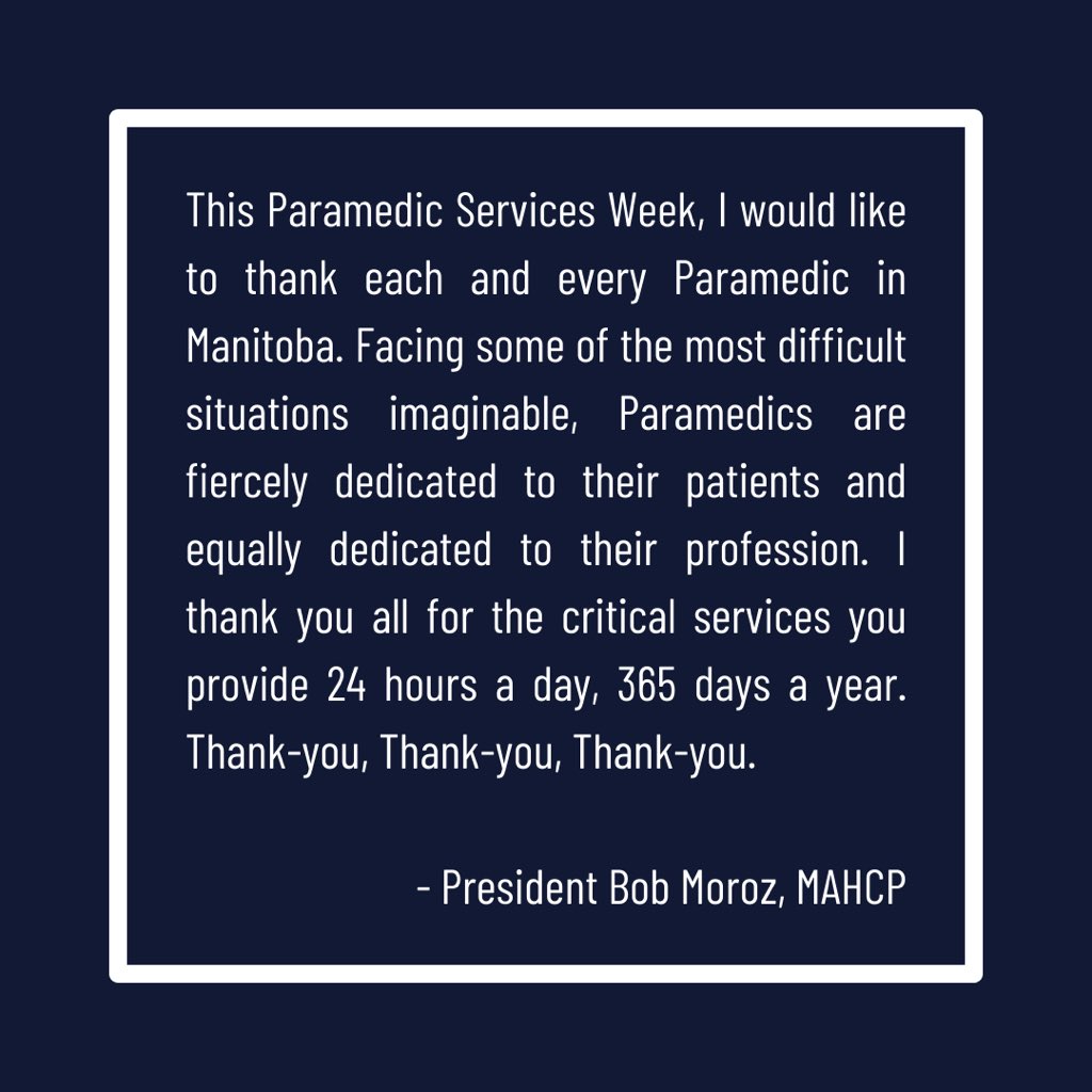 paramedicsmb's tweet photo. 🚑
#ParamedicServicesWeek
@MAHCP_MB https://t.co/2zPngQWj4D