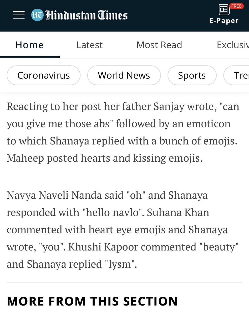muvo25's tweet photo. I’m so glad I did not miss this important entertainment news piece with that catchy headline 🥲 You really got me at the part with reactions to a photo with ‘oh’, ‘hello’ and ‘you’! Good job @htTweets https://t.co/8IN4wvsANJ