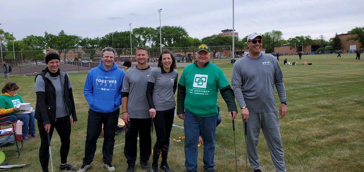 Volunteers make it happen! 🙌🏻🖤 #FMWFcorpcup #corpcupBCBSND