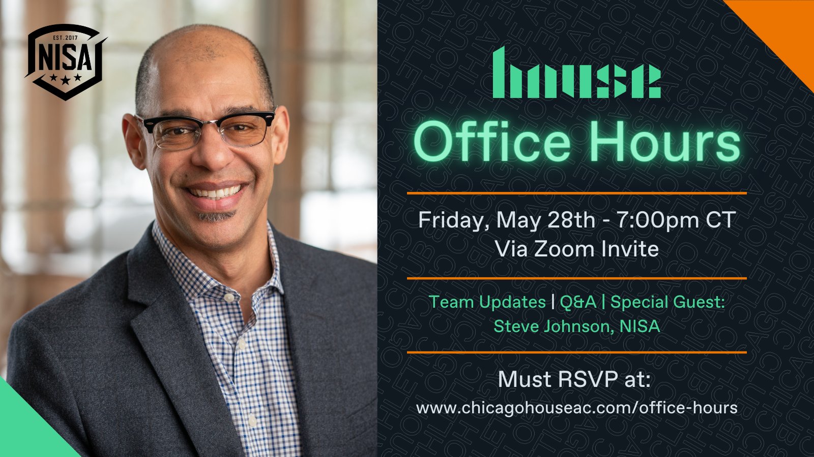 Chicago House AC on Twitter "Tomorrow evening's Office Hours just got