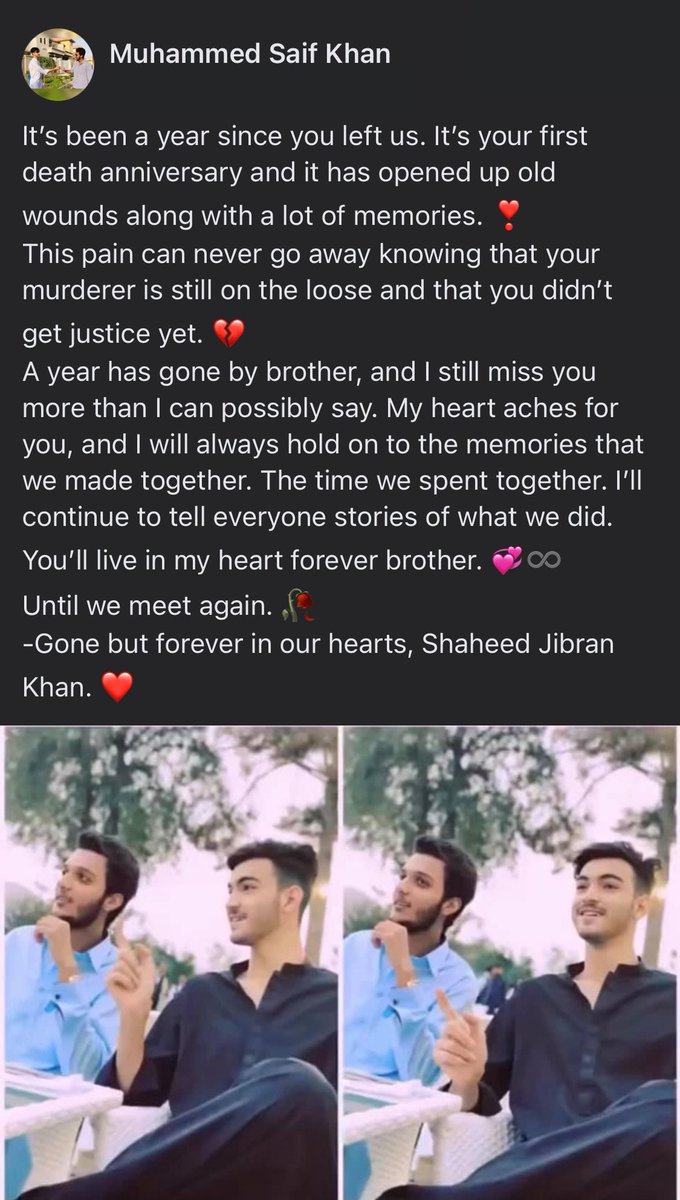 sefkehn's tweet photo. Earth’s loss, heaven’s gain. 🥀
May Allah grant you jannat brother, and may Allah grant all of us sabar. (Ameen) https://t.co/nUKuUReNZr
