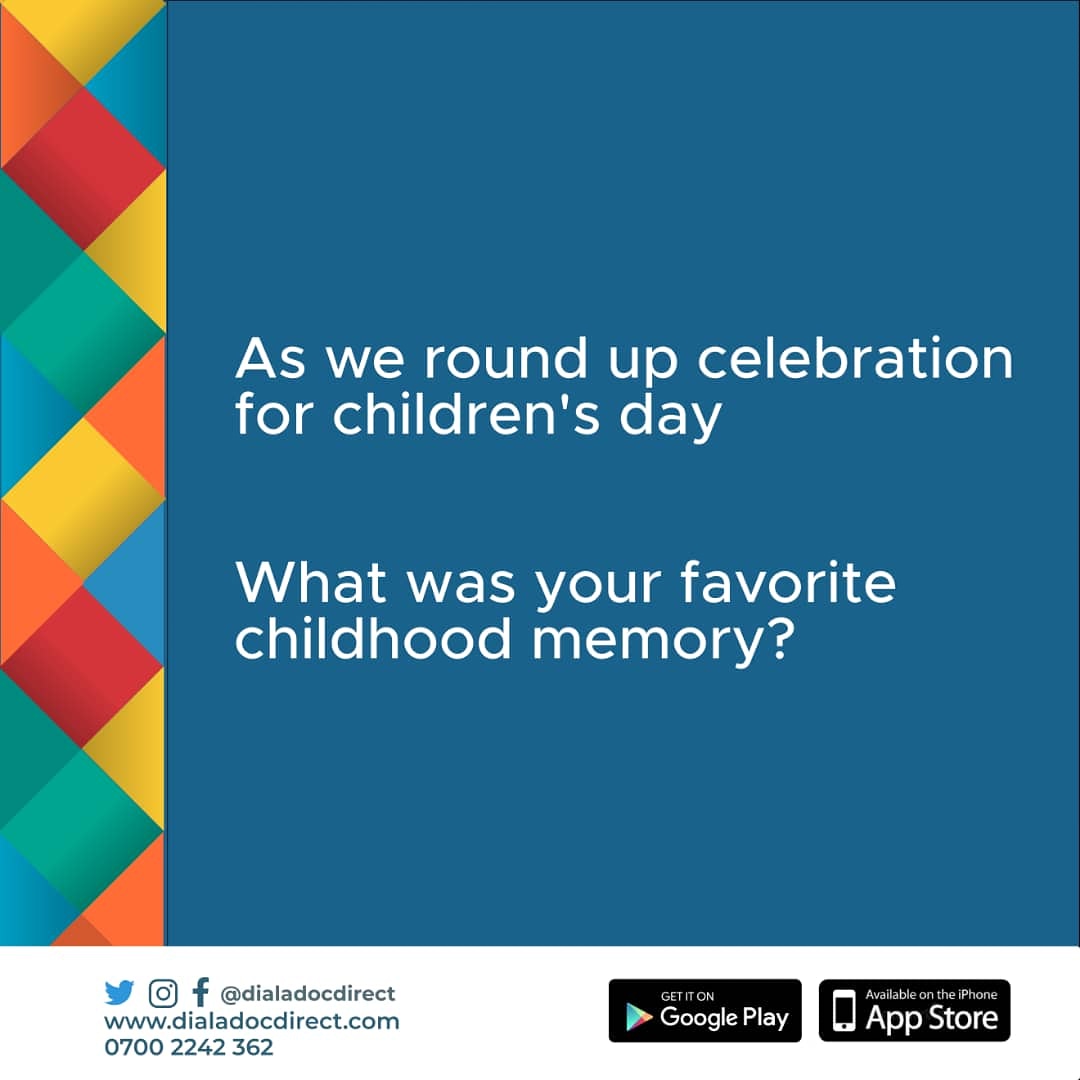 dialadocdirect's tweet photo. Share yours with us,we would really love to know about that memory that was your safe haven #children #ChildrenDay #child #may27 #may #ChildrensDay2021 #Children #ChildrenDay https://t.co/l88w34wbGC
