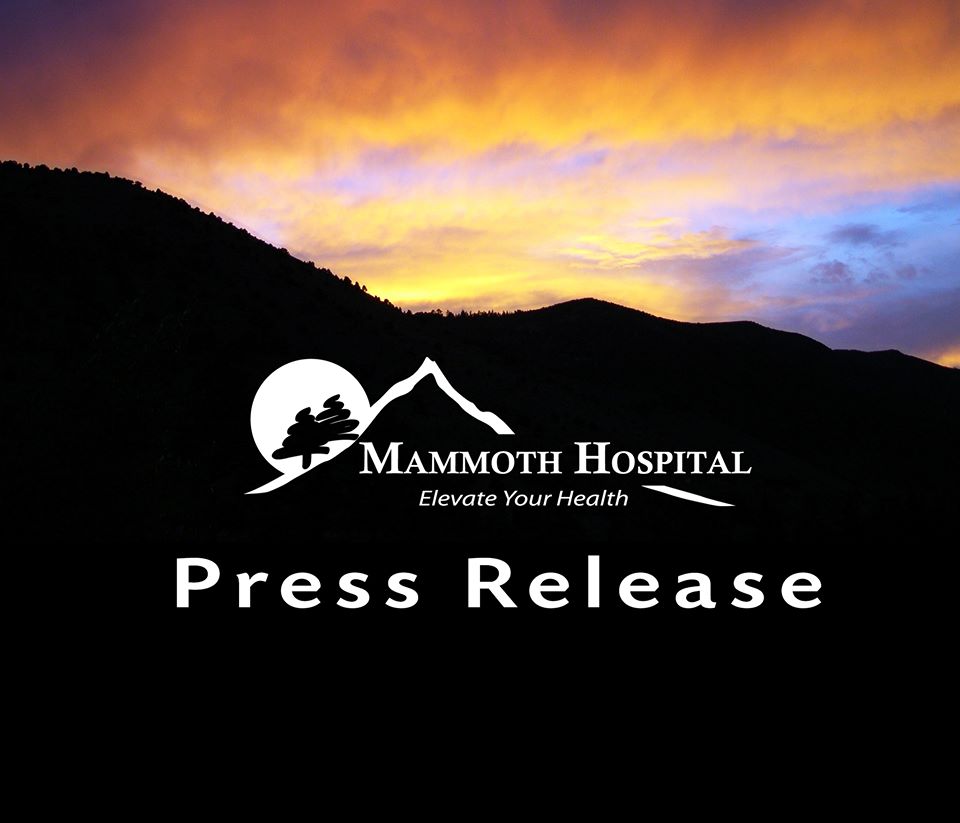 MammothHospital's tweet photo. PRESS RELEASE:

Mammoth Hospital Prevails in Northern Inyo Hospital &amp; Inyo LAFCO Lawsuit Appeal

Mammoth Lakes, CA, May 27th, 2021, 8:00 am
Full Release: https://t.co/0Wejza5GlL https://t.co/lWYRh0pc41