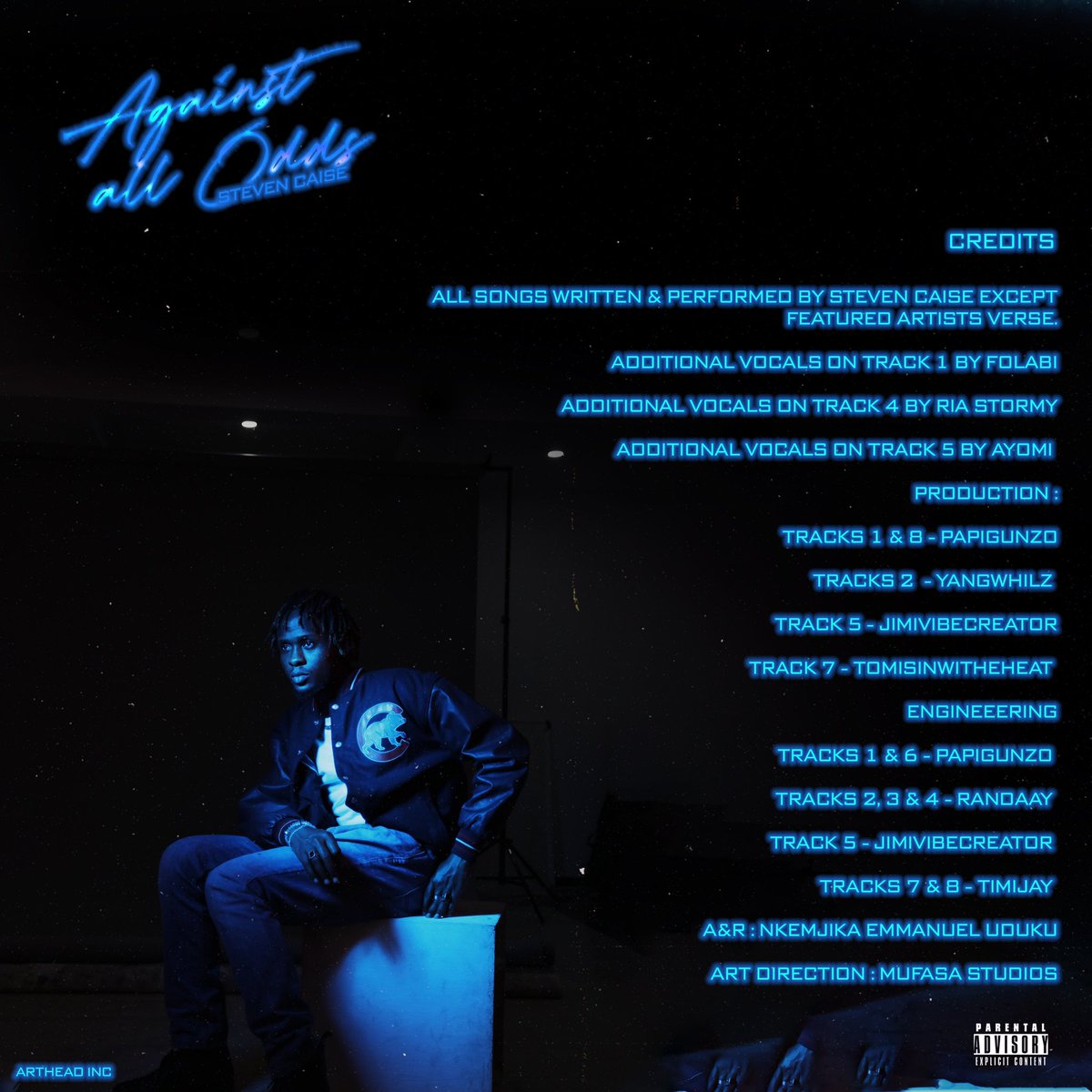 stevencaise_'s tweet photo. TRACK LIST + CREDITS 📀💙

ALBUM OUT 12AM MIDNIGHT 🌃 https://t.co/Yo4IY1Ivtx