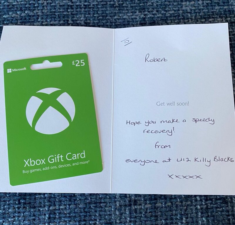 CramlingtonJnrs's tweet photo. Thank you to Killngworth YPC U12’s for a great gesture sending RL from our u12s a £25 Xbox voucher after his injury last week. Really nice touch from our football friends ⚽️ https://t.co/KDRaCTqO2w