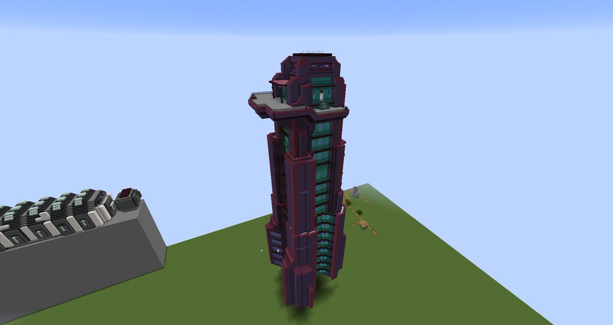 epmessi9800's tweet photo. Sci-fi skyscraper I did a while ago. Love these blocks. https://t.co/jU9S3vSdEY