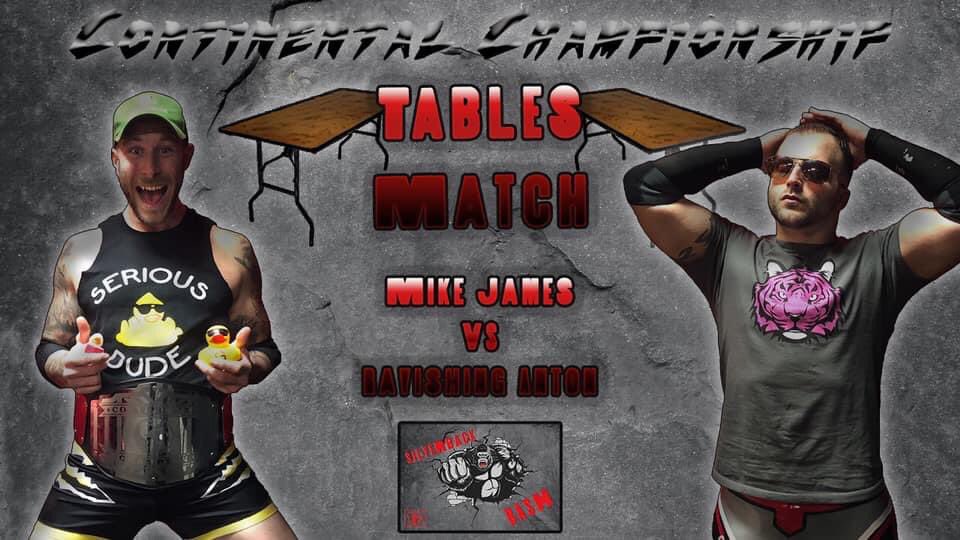 RavishingAnton's tweet photo. 2 days until #SilverbackBash and 2 things you need to know:
1. @IAmASeriousDude pathetic ass is going thru a table.
2. All of you will Recognize Me!!!
#2xC.C. #TablesMatch #WWT https://t.co/DWUcCTwI5J