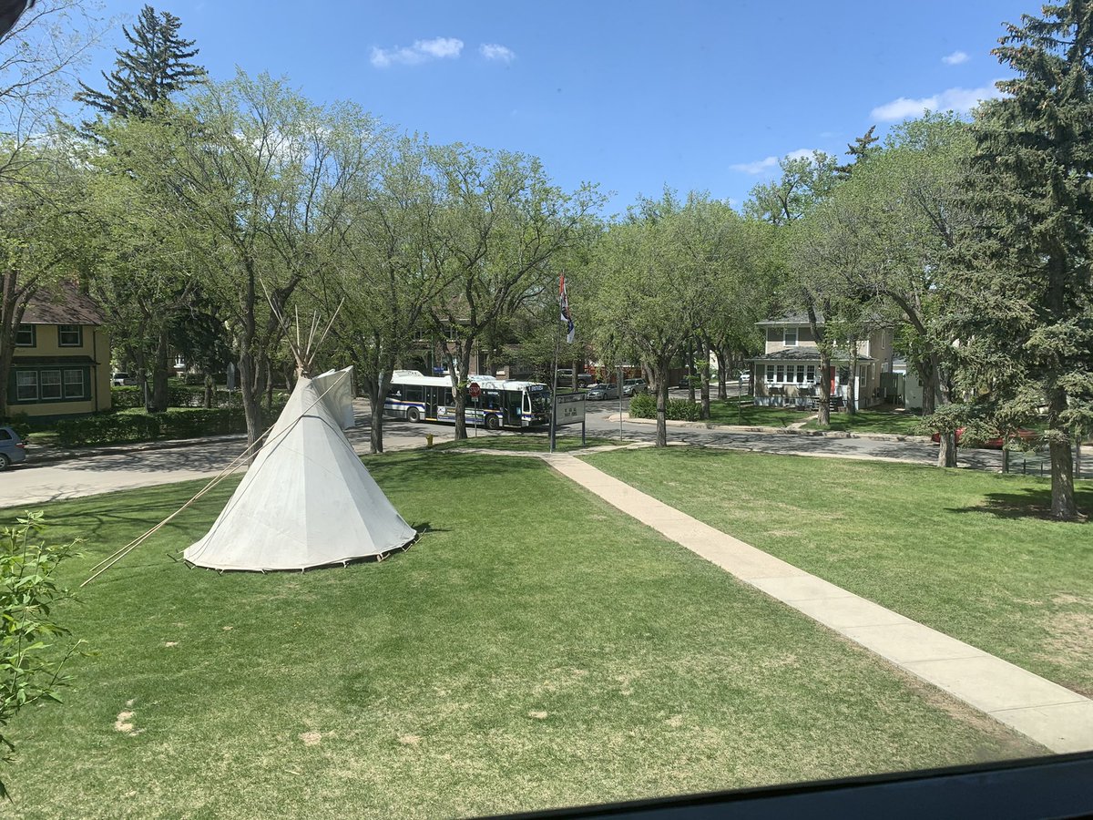This morning The Crescents School was joined by Cultural Liaison <a href="/jeffcappo/">jeff cappo</a> Knowledge Keeper Gary Gott, Trustee <a href="/PrairieTrusz/">Sarah Cummings Truszkowski</a> and SCC President <a href="/Dopseth/">Doug Opseth</a> to celebrate #Treaty4 by raising our Flag. Thank you so much for a great event! #wearealltreatypeople