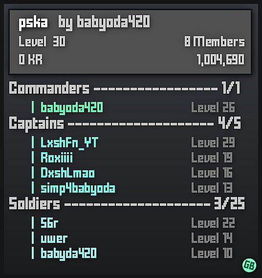 PaskaTeam's tweet photo. @pyroshrewd Better than best clan 😳🥵 https://t.co/MWXkVjOw2j