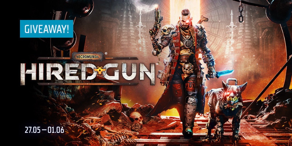 GamersGate's tweet photo. Check out our new #giveaway for #Necromunda: Hired Gun! 

🎁 https://t.co/ix4fQeqxY6

Accepting entries until June 1st to celebrate the game’s release! https://t.co/O2kwft30Ya