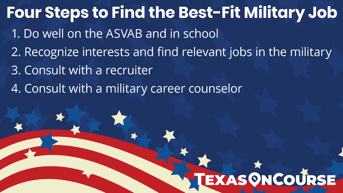 We offer online trainings for educators who work with students considering enlistment. Here are some tips for how students can find the best-fit military job! #ROTC #military