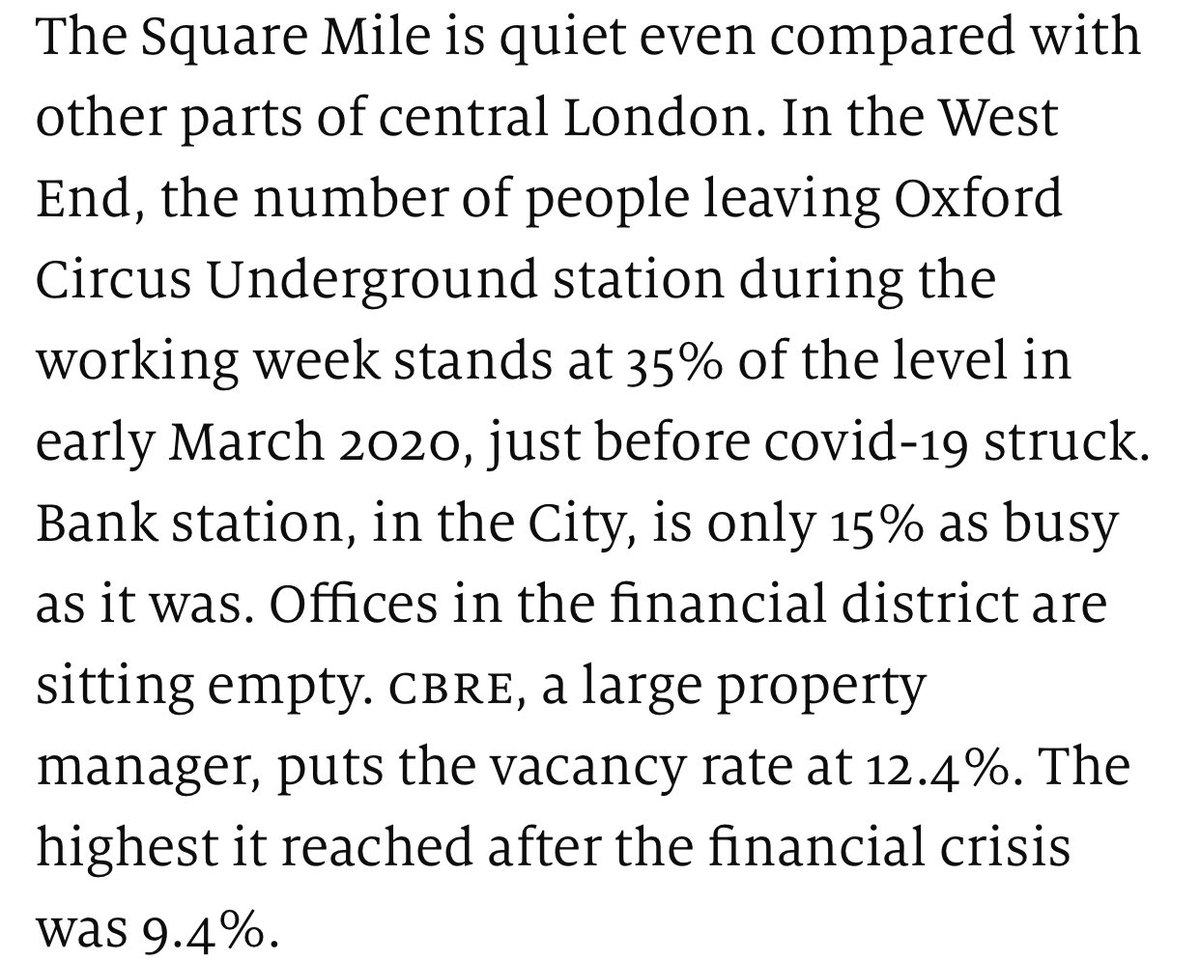Good stats in this piece on the empty City. economist.com/britain/2021/0…