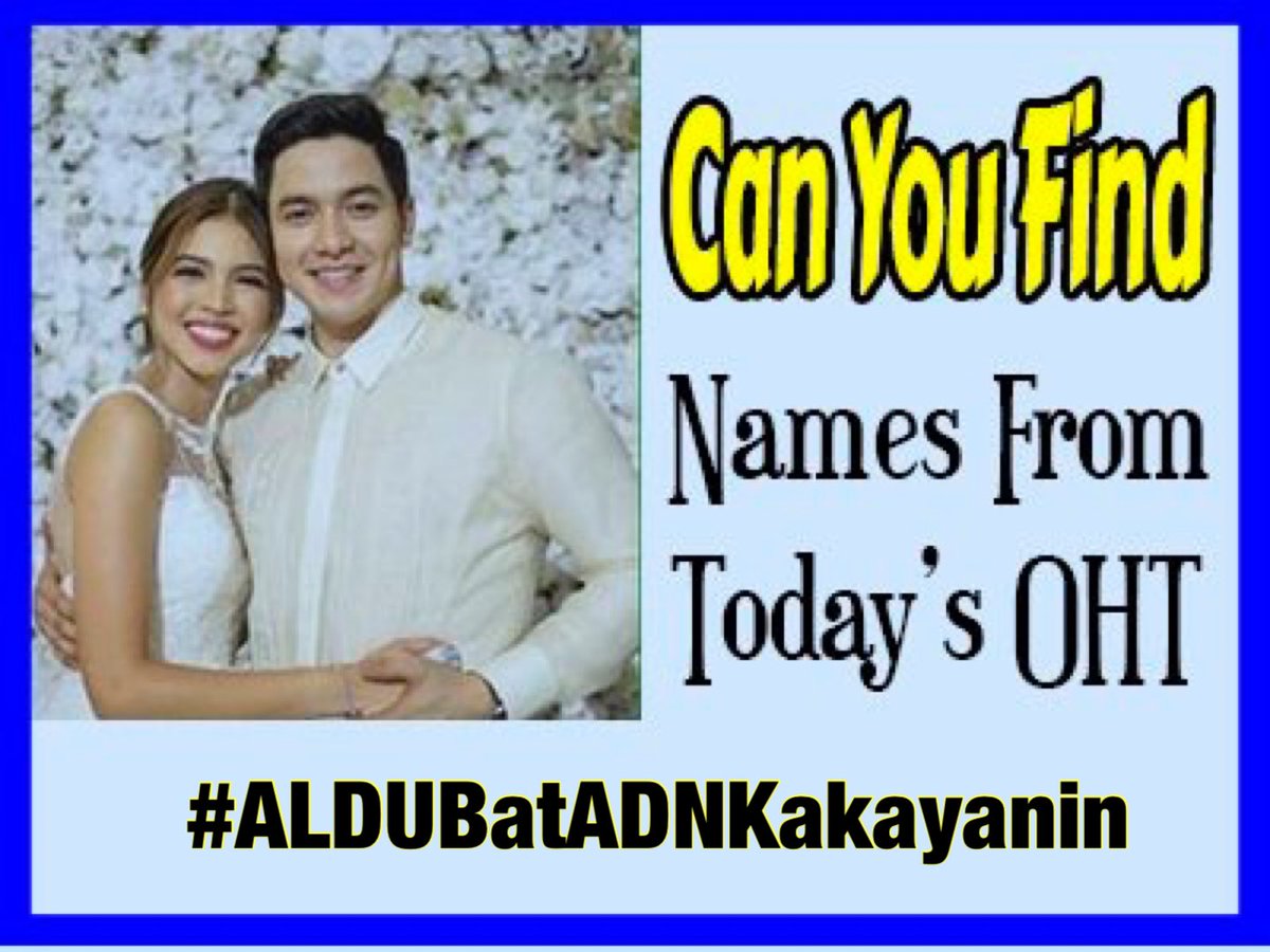 ALDUB_FTnQTees ᴬᴰᴺ 😌 (@aldubftnqt) on Twitter photo Game 7 Name Game #ALDUBatADNKakayanin
<a href="/elaineRequina2x/">@SisElaine❤</a> <a href="/wengcookie/">Weng</a> <a href="/FTangco/">F. Tangco ADN</a> <a href="/aurora_umezawa/">@aurora_umezawa💎</a> <a href="/irmaroxas3/">HAPPY LIFE😂HAPPY HEART💞</a> <a href="/gluzvilla30/">gluz🌻</a> <a href="/epcorpuz/">Estelita Corpuz</a> <a href="/5fec93919a544d3/">NSV</a> <a href="/aldubcgt1/">🌷aldubcgt1🍁 (Parody acct)</a> <a href="/casper_245/">vhence245</a> <a href="/ClaudieSkies/">🌺 Botany Knowledge 🌺</a> <a href="/amazingADN/">spicycarrie ᴬᴰᴺ</a> <a href="/chikletO4/">Chiklett</a> <a href="/MAXICOY1/">MAXICOY🐶💚</a> @GV4_Cali @GROUFIES_ADN <a href="/GregoryYoll/">gregory_yoll</a> Game 7 Name Game #ALDUBatADNKakayanin
<a href="/elaineRequina2x/">@SisElaine❤</a> <a href="/wengcookie/">Weng</a> <a href="/FTangco/">F. Tangco ADN</a> <a href="/aurora_umezawa/">@aurora_umezawa💎</a> <a href="/irmaroxas3/">HAPPY LIFE😂HAPPY HEART💞</a> <a href="/gluzvilla30/">gluz🌻</a> <a href="/epcorpuz/">Estelita Corpuz</a> <a href="/5fec93919a544d3/">NSV</a> <a href="/aldubcgt1/">🌷aldubcgt1🍁 (Parody acct)</a> <a href="/casper_245/">vhence245</a> <a href="/ClaudieSkies/">🌺 Botany Knowledge 🌺</a> <a href="/amazingADN/">spicycarrie ᴬᴰᴺ</a> <a href="/chikletO4/">Chiklett</a> <a href="/MAXICOY1/">MAXICOY🐶💚</a> @GV4_Cali @GROUFIES_ADN <a href="/GregoryYoll/">gregory_yoll</a>
