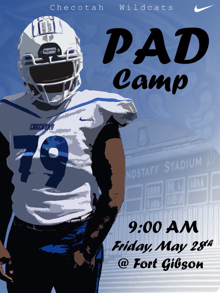 Excellent finish to our  spring football practices. Next up is Pad Camp - Friday, May 28th at 9:00 am in Fort Gibson. Keep getting better every day, every rep.