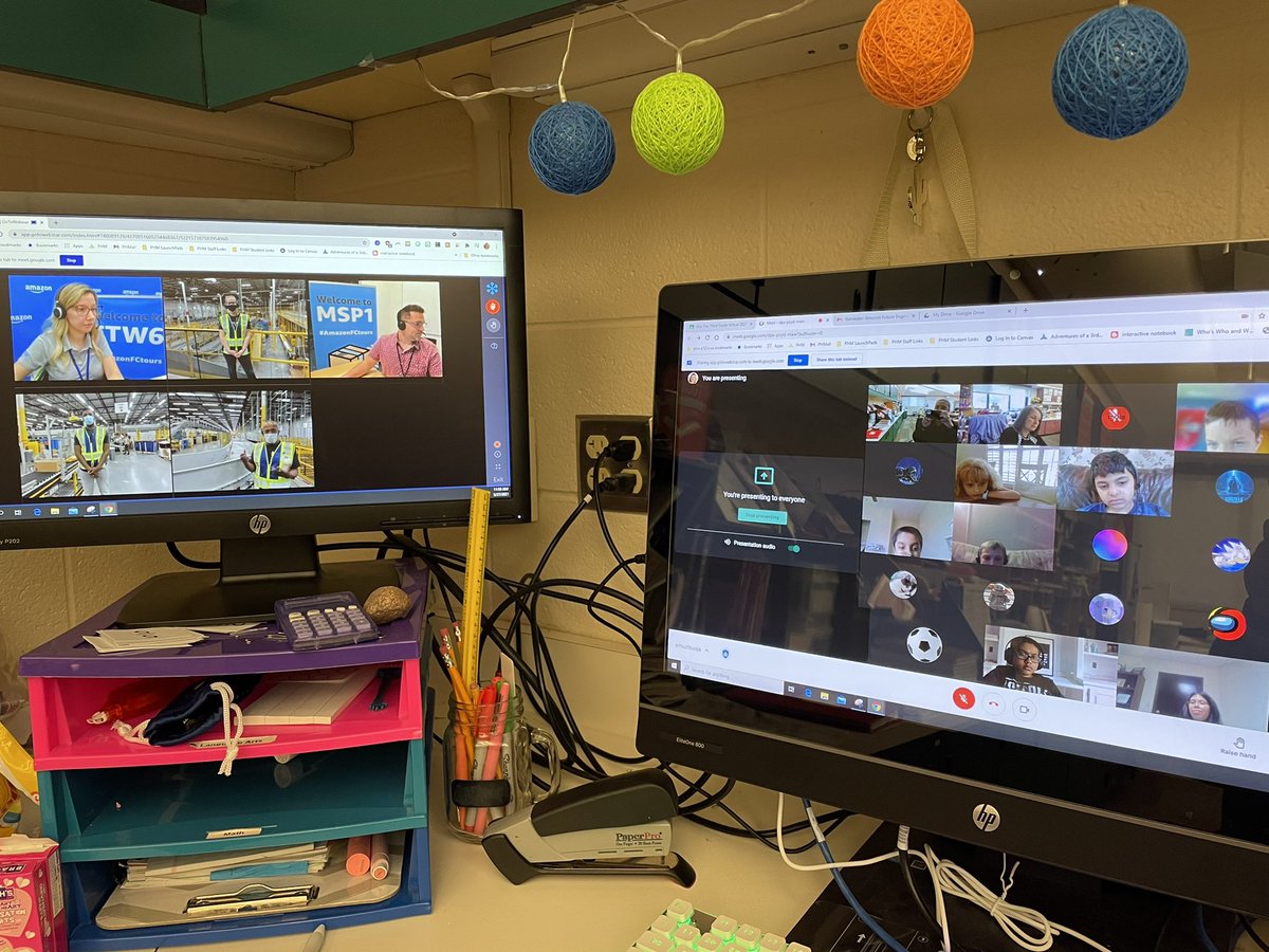 Mrs_Foxsays's tweet photo. Thank you @amazon #amazonfctours for a great virtual field trip we are excited to code with @GoCoderZ @PVPumaPride #elementarycomputerscience @codeorg @BootUpPD https://t.co/v5bGq22jxC