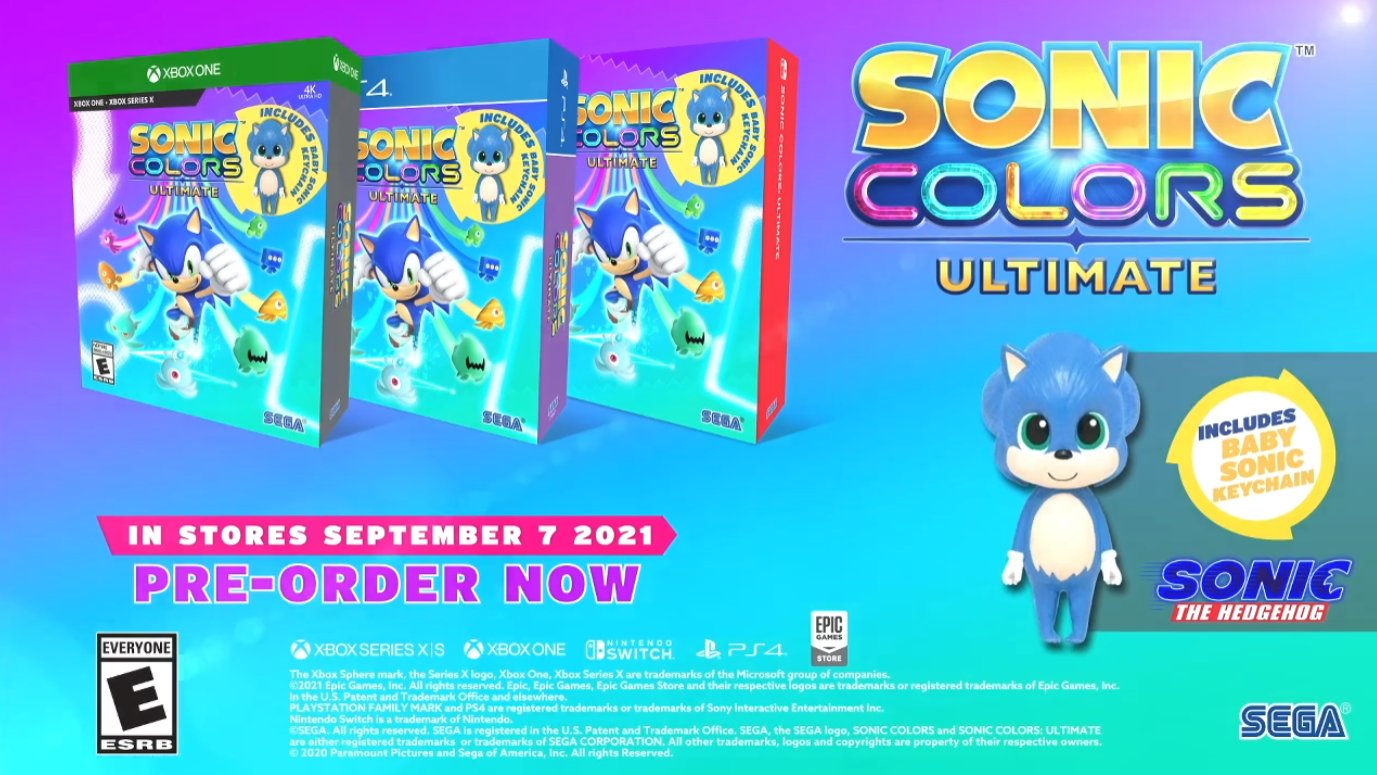 Sonic Colors Ultimate pre order preorden Amazon. Tierragamer