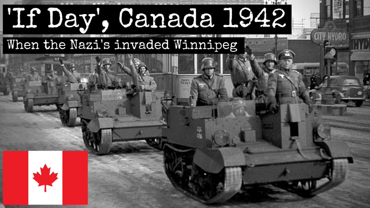 RM_Mili_History's tweet photo. Remember when Winnipeg was invaded in 1942?! In my new video we look back at 'If Day' the most unique War bond drive of WW2! https://t.co/NzKaFVcWPB #WW2 #Canada #Winnipeg #Ifday https://t.co/3UcuVDOuWu