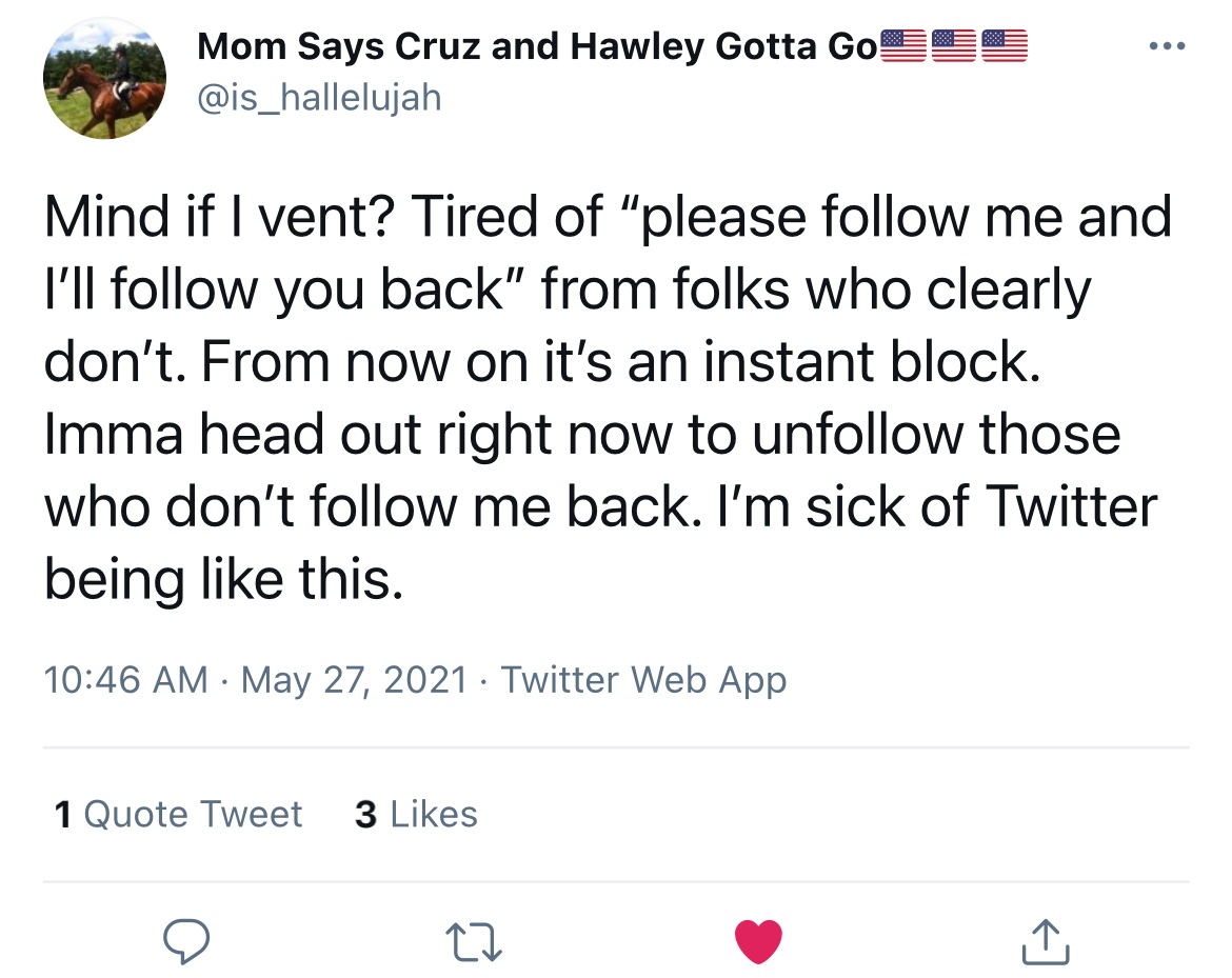 CancelMaga's tweet photo. @SteadfastWatch1 @is_hallelujah @BetterIRL2021 Sounds like she blocked y’all so icymi https://t.co/GL0PXGJECW