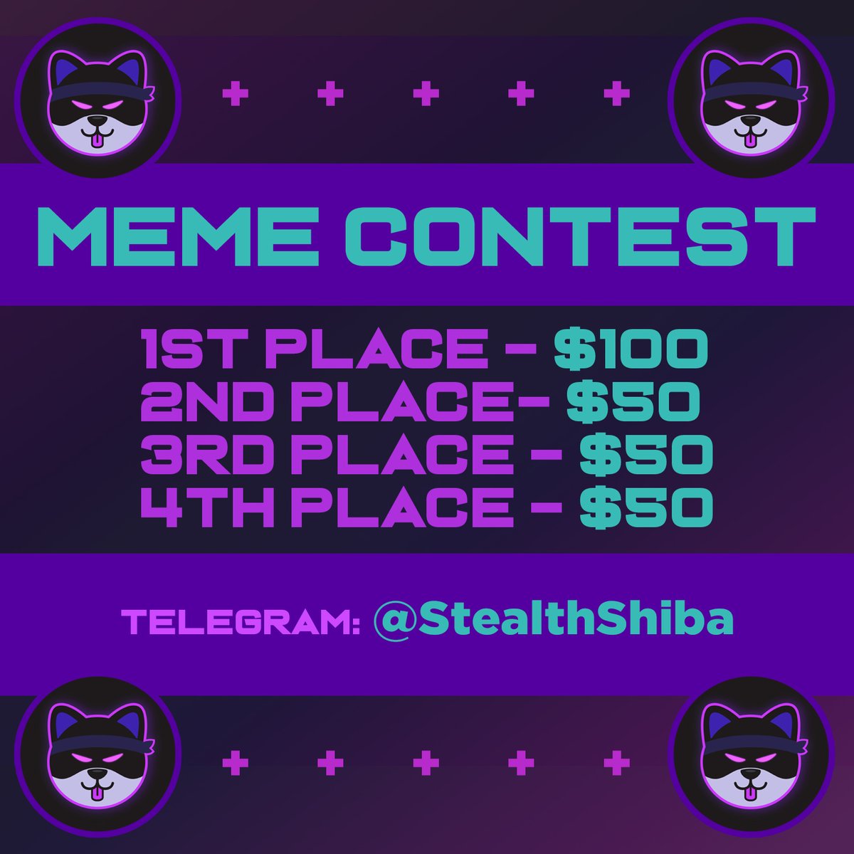 Stealth Shiba $SHIBA (awakened Bath Shiba) tweet media