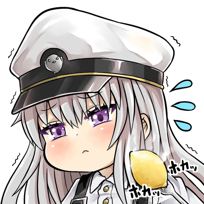 エンタープライズ先輩はこのホットレモンを食べて強くなりました。熱々のうちに食べてください! #アズールレーン 