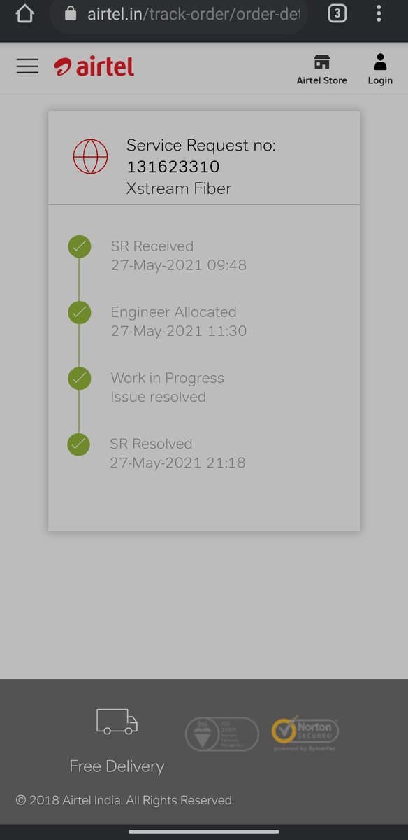 MrRobo_99's tweet photo. @Airtel_Presence what is this airtel not a single person contact me from airtel their no body who helped me n still my internet n landline is not working and you guys are texting me that my issue is resolved if you guys can't help just stop wasting someone's time and money https://t.co/NnAUSuFofA