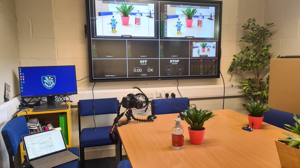 Testing
Testing....<a href="/Blackmagic_News/">Blackmagic Design</a> atem mini Pro with plus <a href="/MicrosoftTeams/">Microsoft Teams</a> . Outcome: need longer cables!