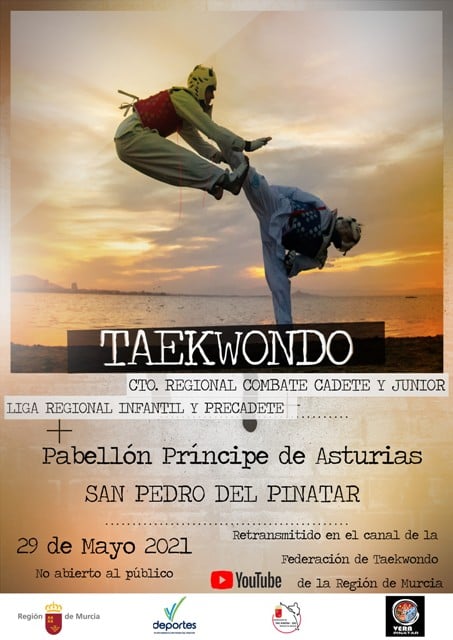 🖨▶️ San Pedro del Pinatar acoge este fin de semana el regional de taekwondo cadete y junior. 22.00h Informativo Canal 1 Mar Menor-TP