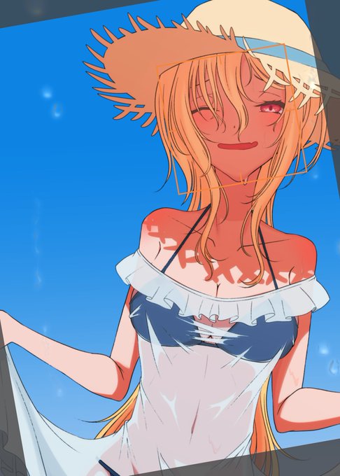 これはちとせ嬢と浜辺で水遊びしたときに撮った写真
#黒埼ちとせ 