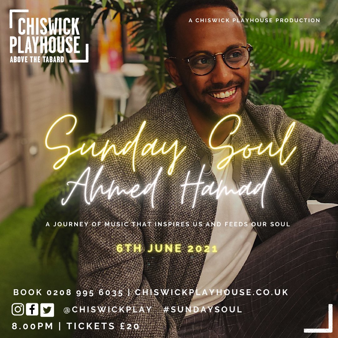 I’m doing a solo concert!
I’ll be supported by the inimitable <a href="/CModestou89/">Christina Modestou</a> on the 6th June - Musical Direction by <a href="/TamaraSaringer/">Tamara Saringer</a> 🔥

See you at <a href="/ChiswickPlay/">Chiswick Playhouse</a>! 🙏🏾

chiswickplayhouse.co.uk/sundaysoulahme…